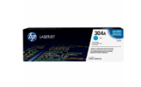 HP, CC531A, 304A Cyan Original LaserJet Toner Cartridge, Standard Yield, Up to 2,800 Pages, HP ColorSphere Toner