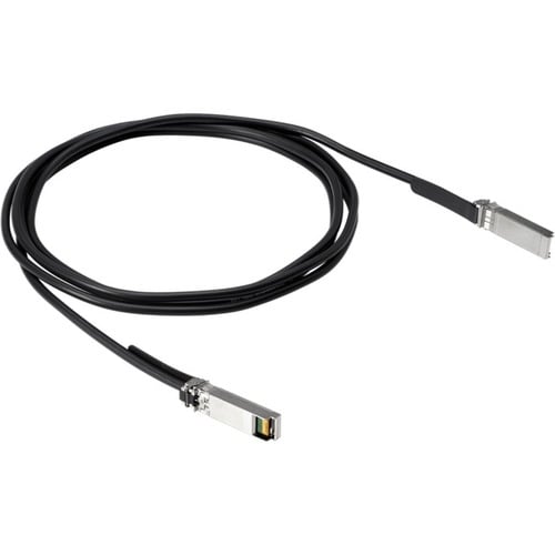 Aruba R0M47A, Direct Attach Copper Cable, 50G SFP56 to SFP56 Connector, Male to Male, Length: 3m, Black, 1 Year Warranty