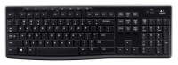 Logitech K270 Keyboard, Wireless Range: 10m, USB, Wireless, Black
