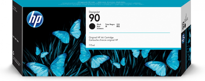HP C5059A ,No 90 Black Ink Cartridge 775 ml