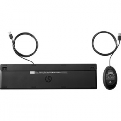 HP USB Wired Desktop 320, Keyboard+Mouse, Black
