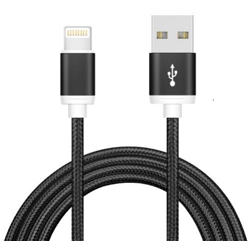 Astrotek AT-USBLIGHTNINGB-2M, USB Lightning, 2m, Data Sync Charger Cable, Color: Black, 1 Year Warranty