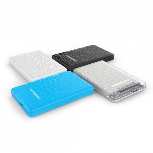 Simplecom SE101-WHITE, 2.5'' SATA to USB 3.0, HDD/SSD Enclosure, White, 1 Year Warranty