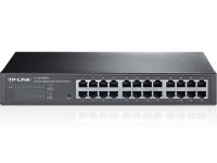 TP-Link TL-SG1024DE 24-Port Gigabit Desktop/Rackmount Easy Smart Switch energy-efficient L2 Features Supports MAC 128xVLAN 48Gbps Switching Capacity