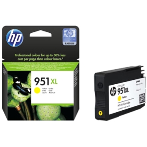 HP CN048AA, 951Xl Yellow Officejet Ink Cartridge