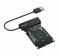 Simplecom USB3.0 to mSATA + M.2, NGFF B Key, 2 In 1 Combo Adapter