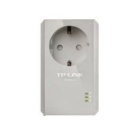 TP-Link TL-PA4010P KIT AV600 Powerline Adapter with AC Pass Through Starter Kit 600Mbps HomePlug AV 1x100Mbps LAN Power Socket 300m ~TL-PA4016P KIT