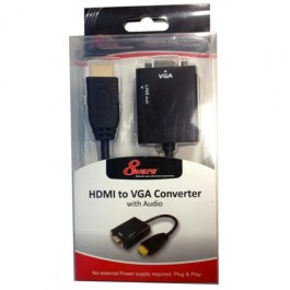 8ware CVT-HDMIVGA, HDMI to VGA Converter without Power Adapter, 1 Year Warranty