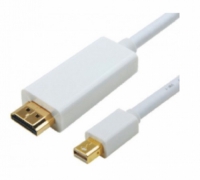Astrotek AT-MINIDPHDMI-2, Mini DisplayPort to HDMI Cable, 20 pins Male to 19 pins Male, 2m