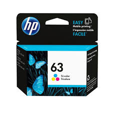 HP F6U61AA, 63 Tri-Color Ink Cartidges, Compatible: DeskJet 1112 Printer