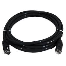 8ware PL6A-1BLK, Cat 6a UTP Ethernet Cable, Snagless, 1m, Black, 1 Year Warranty