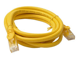 8ware PL6A-5YEL, Cat 6a UTP Ethernet Cable, Yellow, 5m, 1 Year Warranty