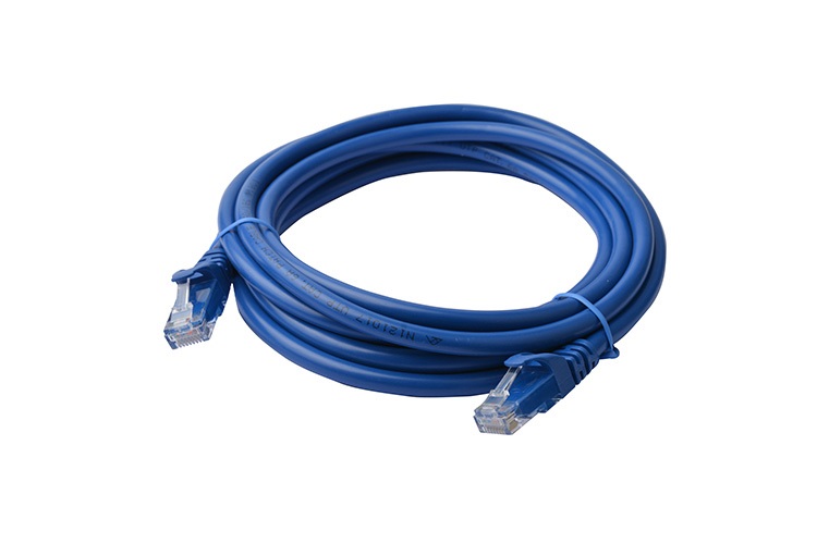 8ware PL6A-3BLU, Cat 6a UTP Ethernet Cable, Snagless, 3m, Blue, 1 Year Warranty