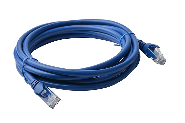 8ware PL6A-5BLU, Cat 6a UTP Ethernet Cable,  5m, Blue, 1 Year Warranty