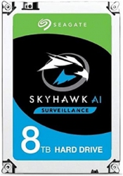 Seagate SkyHawk Surveillance HDD, 8TB, 3.5", SATA 6Gb/s, 7200RPM
