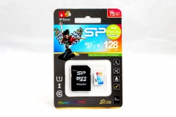 Silicon-Power 128GB Micro SD, UHS-1, Class 10, Colour Packaging