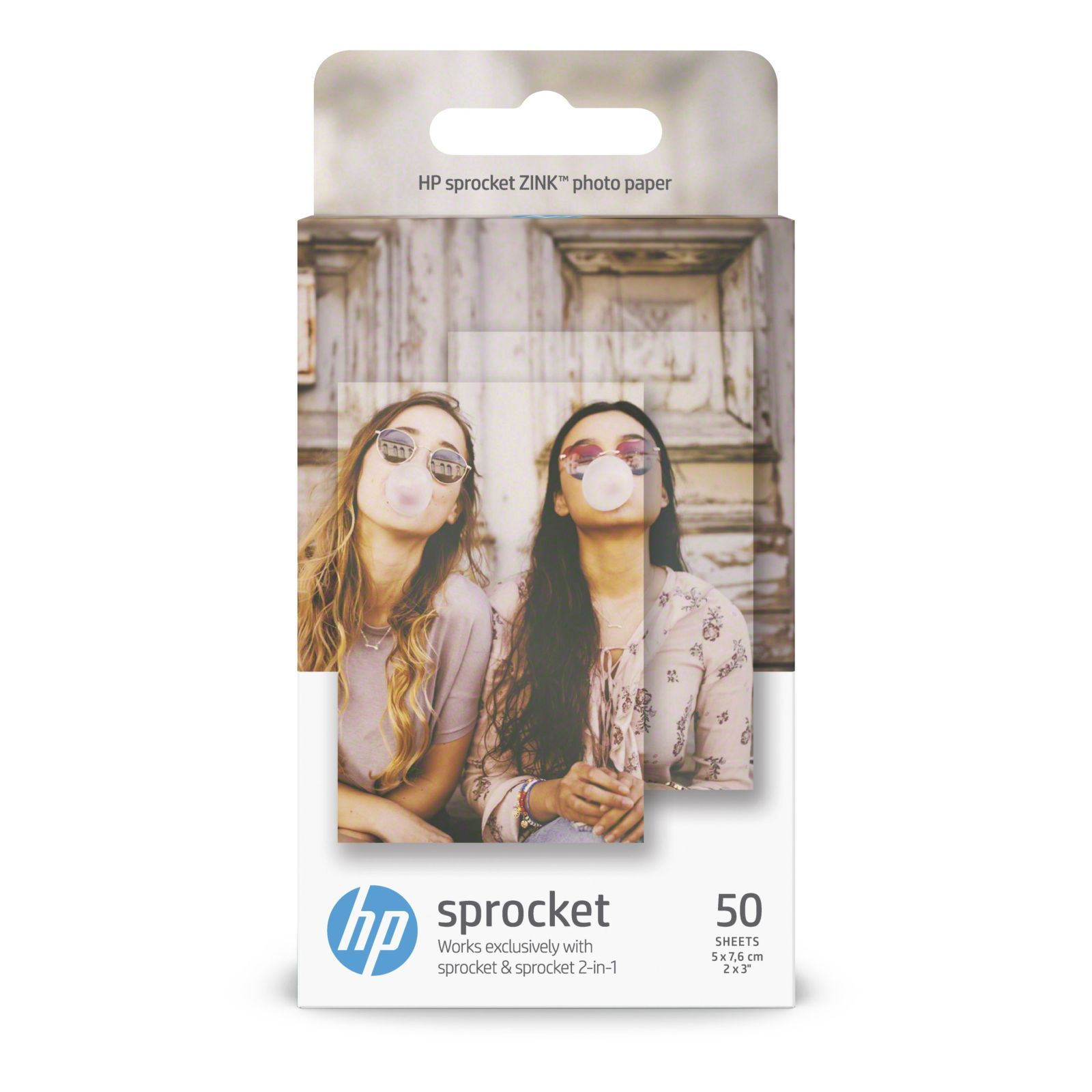 HP 1RF42A, ZINK 2X3 PHOTO PAPER (50 SHEETS)