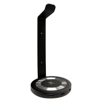 Patriot PVUSB33HSS, Viper Gaming Headset Stand with 3-port USB 3.0 Hub, headset protection, 3.5mm audio ports