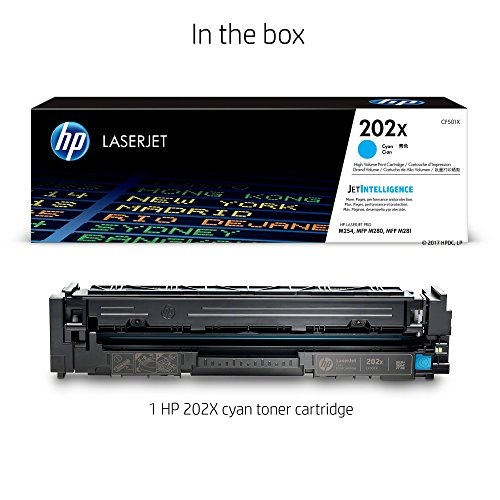HP CF501X, Cyan LaserJet Toner Cartridge