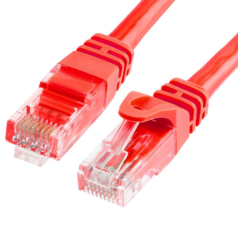 Astrotek AT-RJ45REDU6-20M, CAT6 Cable 20m - Red Color Premium RJ45 Ethernet Network LAN UTP Patch Cord 26AWG-CCA PVC Jacket, 1 Year