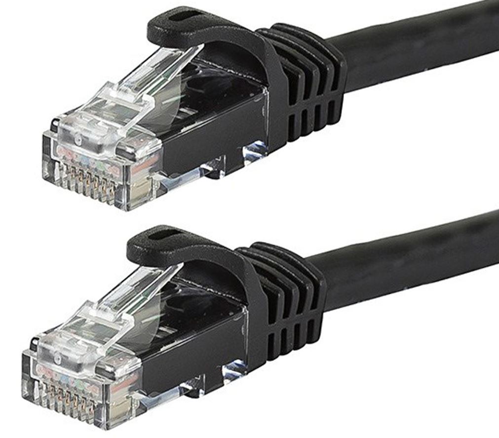 Astrotek AT-RJ45BLKU6-10M, CAT6 Cable 10m - Black Color Premium RJ45 Ethernet Network LAN UTP Patch Cord 26AWG-CCA PVC Jacket, 1 Year