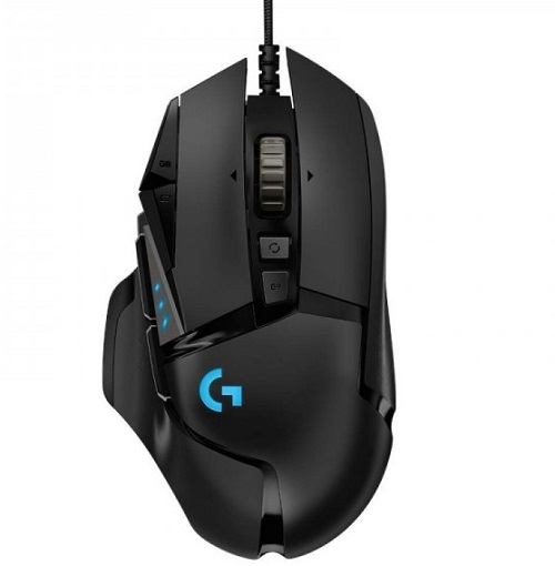 Logitech 910-005472, G502 Hero High Performance RGB Gaming Mouse, Wired, 25600 dpi, 11 Programmable Buttons, USB, Black, 2 Year Warranty