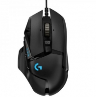Logitech Wired, 25600 dpi, 11 Programmable Buttons, USB, Black