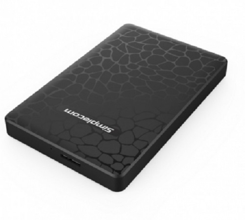 Simplecom SE101-Black, Compact, Tool Free Design, 2.5'' SATA to USB 3.0 HDD, SSD Enclosure, 1 Year Warranty