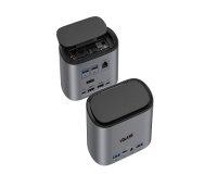 Volans VL-UCTDMD Aluminium 12-in-1 Triple Display Multifunctional USB-C Docking Station
