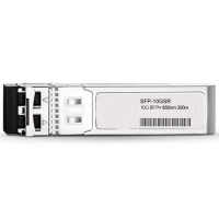 Cisco SFP-10G-SR-S=, Maximum data transfer rate 10000 Mbit/s, Interface type SFP+, Fiber optic connector LC, Wavelength 850 nm, Duplex system Full