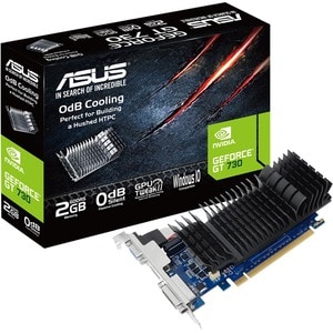 Asus GT730-SL-2GD5-BRK, Nvidia GeForce GT 730, 2GB GDDR5, Core Clock: 902MHz, Cuda Core: 384, 1xHDMI, 1xDVI-D, 1xD-Sub, PSU: 300W, PCIe2.0, 3 Year Warranty