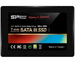 Silicon Power Power Slim S55, 240GB, 2.5”, SATA 6Gb/s, Black