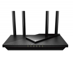 TP-Link ARCHER AX55, AX3000 Dual Band Gigabit Wireless AX Router, OFDMA, OneMesh, 4xExternal Antenna, Black