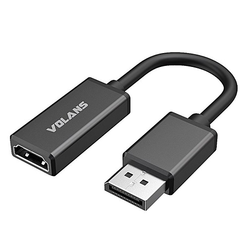 Volans VL-DPHM2-S, Active DP 1.4 to HDMI 2.0b Adapter, 1 Year Warranty