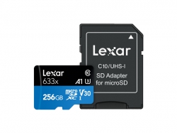 Lexar High-Performance 633X MicroSDHC, 256GB, UHS-I