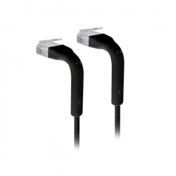 Ubiquiti U-CABLE-PATCH-RJ45-BK, UniFi Patch Cable, Length: 0.1m, Cat6, Ultra-Thin, Black