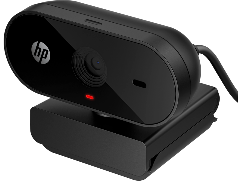 HP 53X27AA, 325 FHD 1080p Webcam with Integrated Microphone, 1 Year Warranty