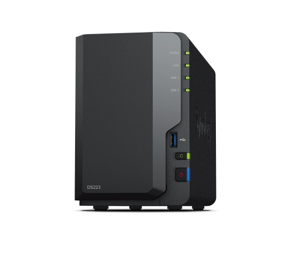 *Clearance* Synology DS223, DiskStation, 2 Bay, Realtek RTD1619B, 2GB DDR4 RAM, 1xGbE LAN, 3xUSB3.0, 2 Year Warranty