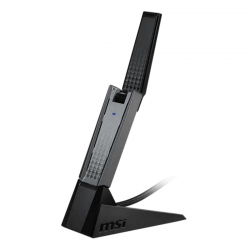 MSI GUAX18, AX1800 WiFi USB Adapter, MU-MIMO, OFDMA, Wireless AX