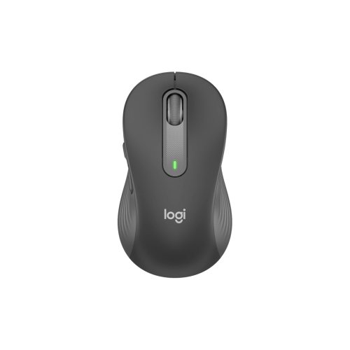 Logitech 910-006262, Signature M650 Wireless Mouse, Bluetooth, 4000 dpi, 5 Programmable Buttons, USB, Graphite, 1 Year Warranty