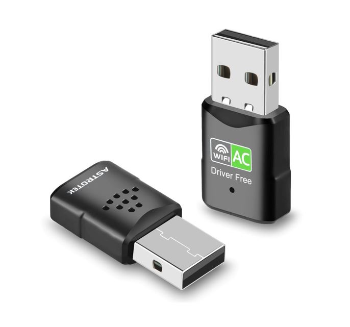 Astrotek NWAT-UWAC600, AC600 Mini Wireless USB Adapter, Dual-Band, 2.4+5.8Ghz, USB2.0, 1 Year Warranty