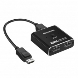 Simp Bi-Directional 2 Way Displayport Switch Selector