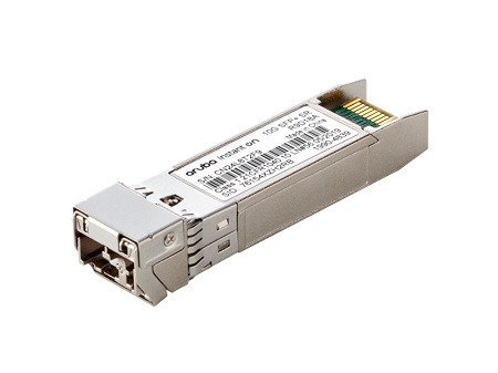 Aruba R9D18A, Instant On 10G SFP+ Transceiver Module, 1xLC Port, 1x10GBase-SR, Multi-Mode, Distance: 300m, 5 Year Warranty