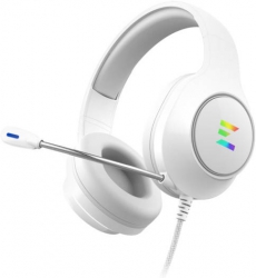 Zalman Gaming Headset, Surround, Over-Ear, Wired, USB, RGB, White