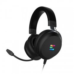 Zalman Gaming Headset, Surround, Wired, USB, RGB, Black