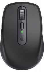 Logitech 910-006932, MX Anywhere 3S Wireless Mouse, Bluetooth, 8000 dpi, 6 Buttons, USB, Graphite, 1 Year Warranty