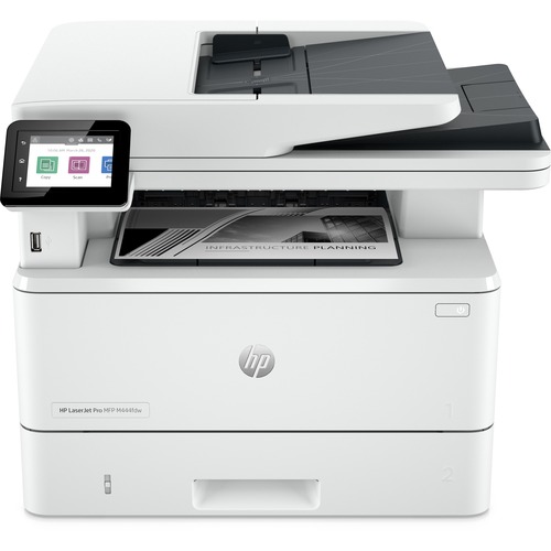 HP 2Z619F, MFP 4101FDW Laserjet Pro Printer, Multifunction, Print/Copy/Scan/Fax, Pages Per Minute: Up to 42, Monochrome, Wireless/Ethernet/USB, 1 Year Warranty