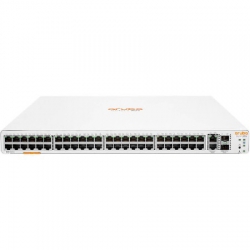 Aruba JL809A, Instant On 1960 Smart Managed Switch, 48xRJ-45 PoE+ Ports, 2xSFP+ Ports, PoE Budget: 600W, Limited Lifetime Warranty