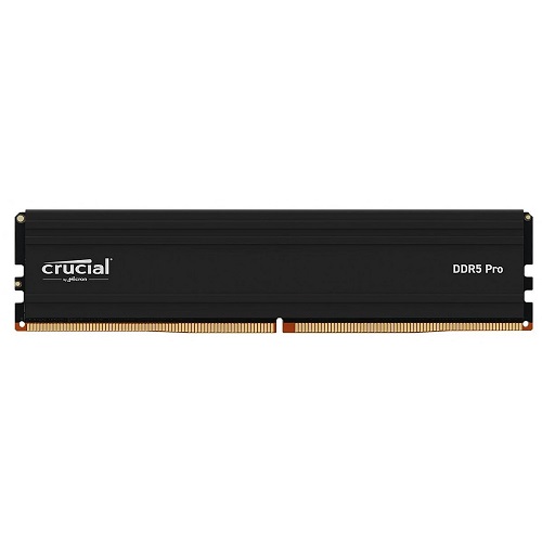 *Limits Apply, contact your AM* Crucial CP16G56C46U5, Pro, UDIMM, DDR5 16GB (1x16GB), 5600MHz, Limited Lifetime Warranty