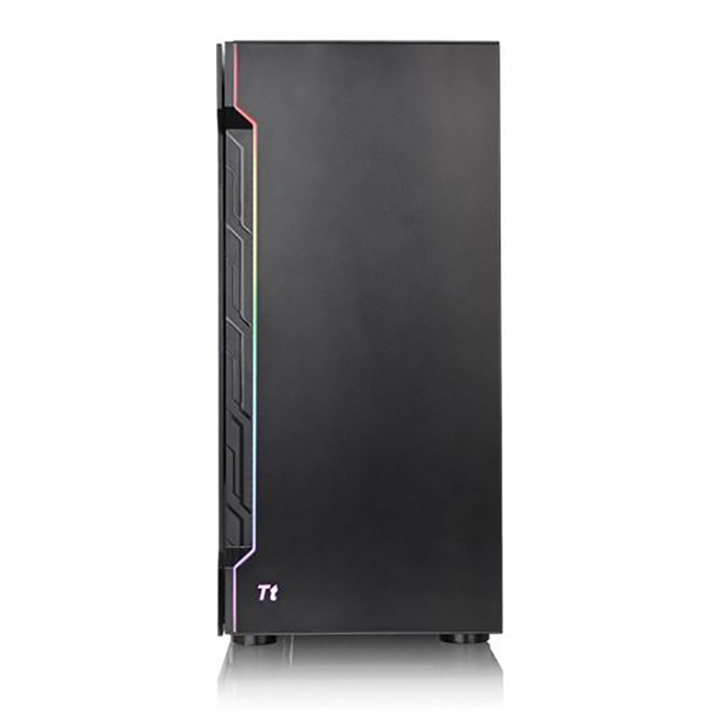 Thermaltake CA-1M3-00M1WN-00, H200, Mid-Tower, Tempered Glass, Drive Bays: 2x3.5" or 3x2.5", Expansion Slot: 7, Motherboard Support: ATX/Mini-ITX/Micro-ATX, Black, 2 Year Warranty
